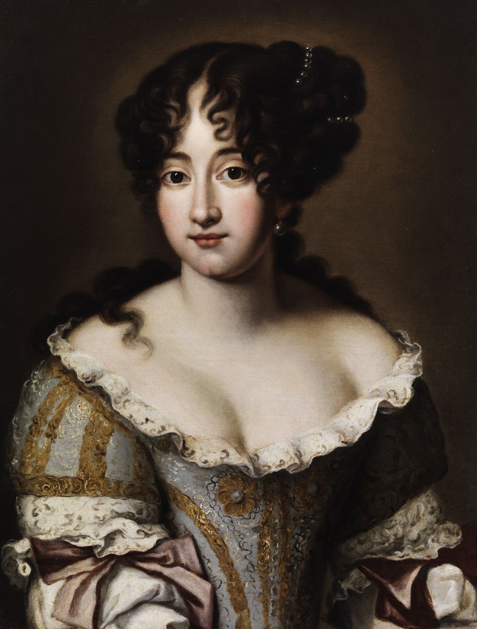 Portrett av en ung edel dame av Jacob Ferdinand Voet