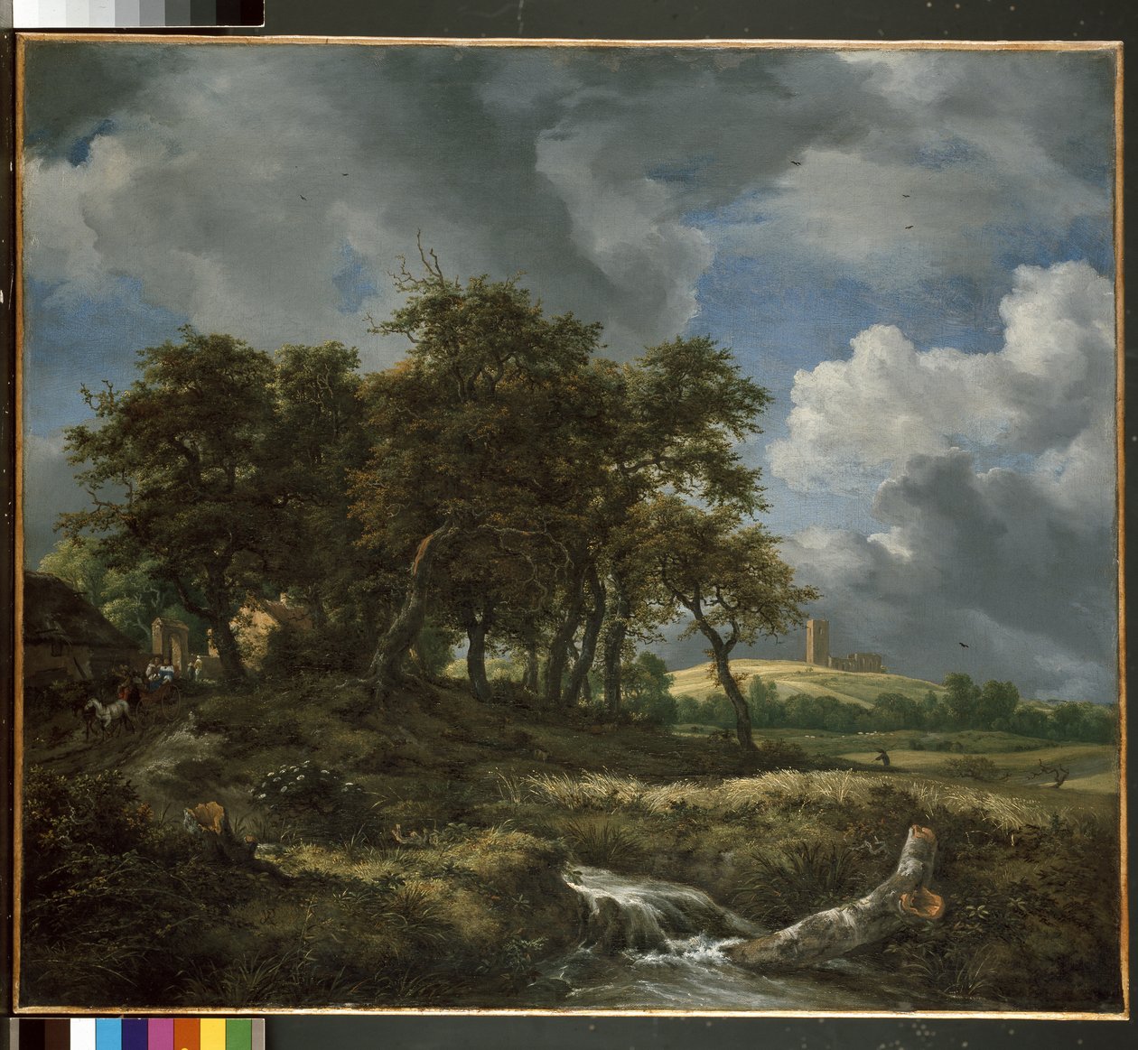 Landskap nær Muiderberg, tidlig på 1650-tallet av Jacob van Ruisdael