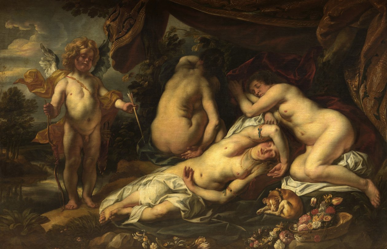 Amor og Psyche av Jacob Jordaens