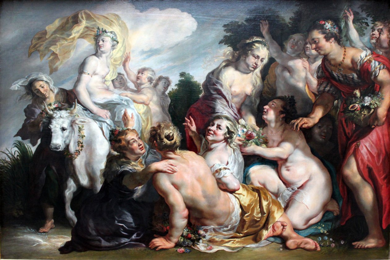 Ranet av Europa av Jacob Jordaens