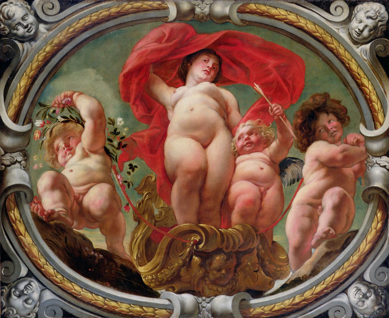 Tvillingene, fra stjernetegnene (se også 196700 til 196711) av Jacob Jordaens
