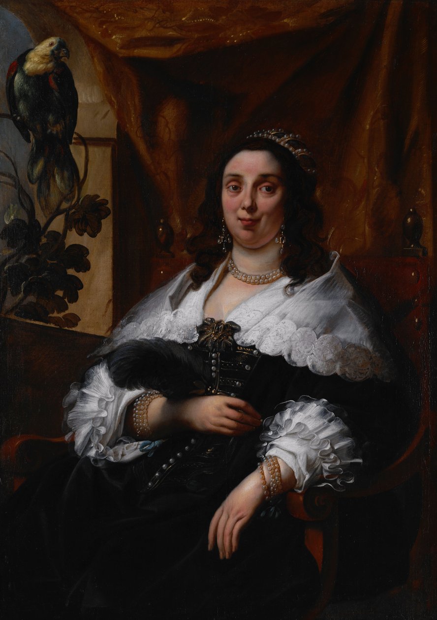 Portrett av en dame av Jacob Jordaens