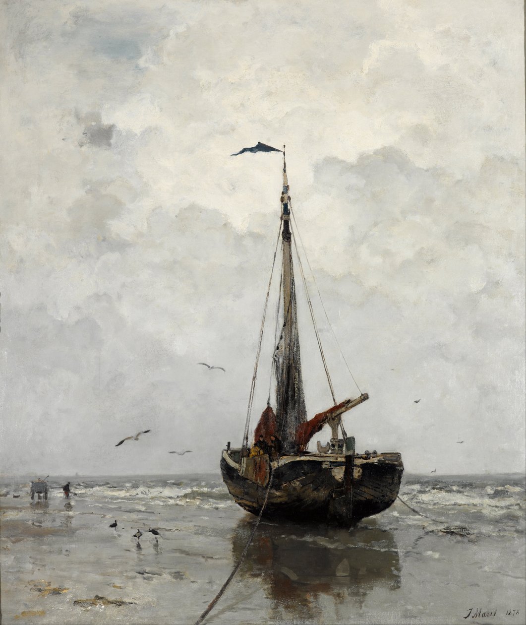 Fiskebåt av Jacob Henricus or Hendricus Maris