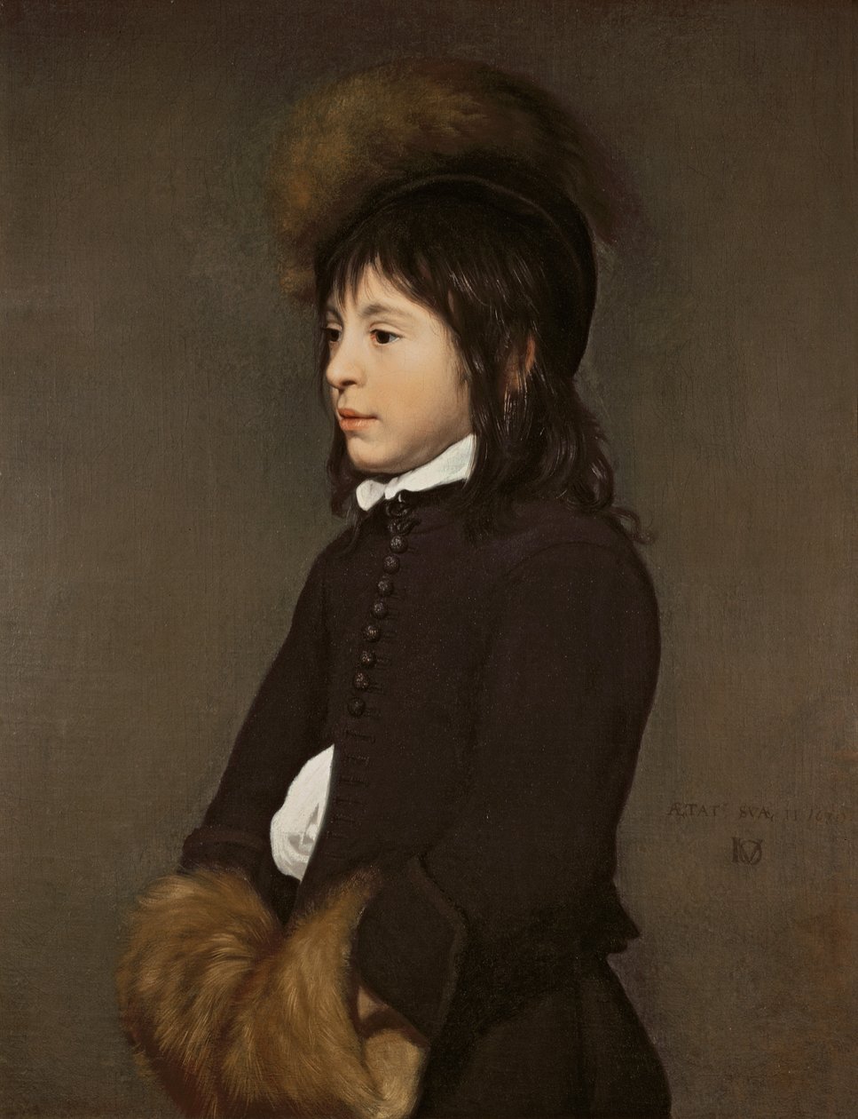 Portrett av en gutt på 11 år, 1650 av Jacob van Oost