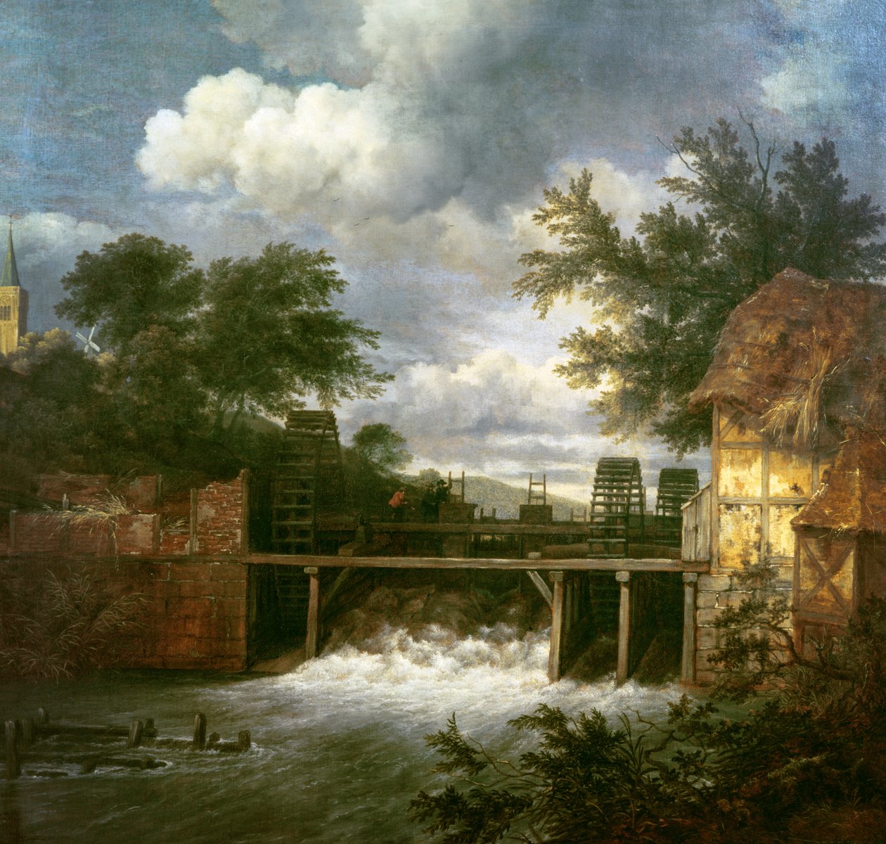 En vannmølle av Jacob van Ruisdael