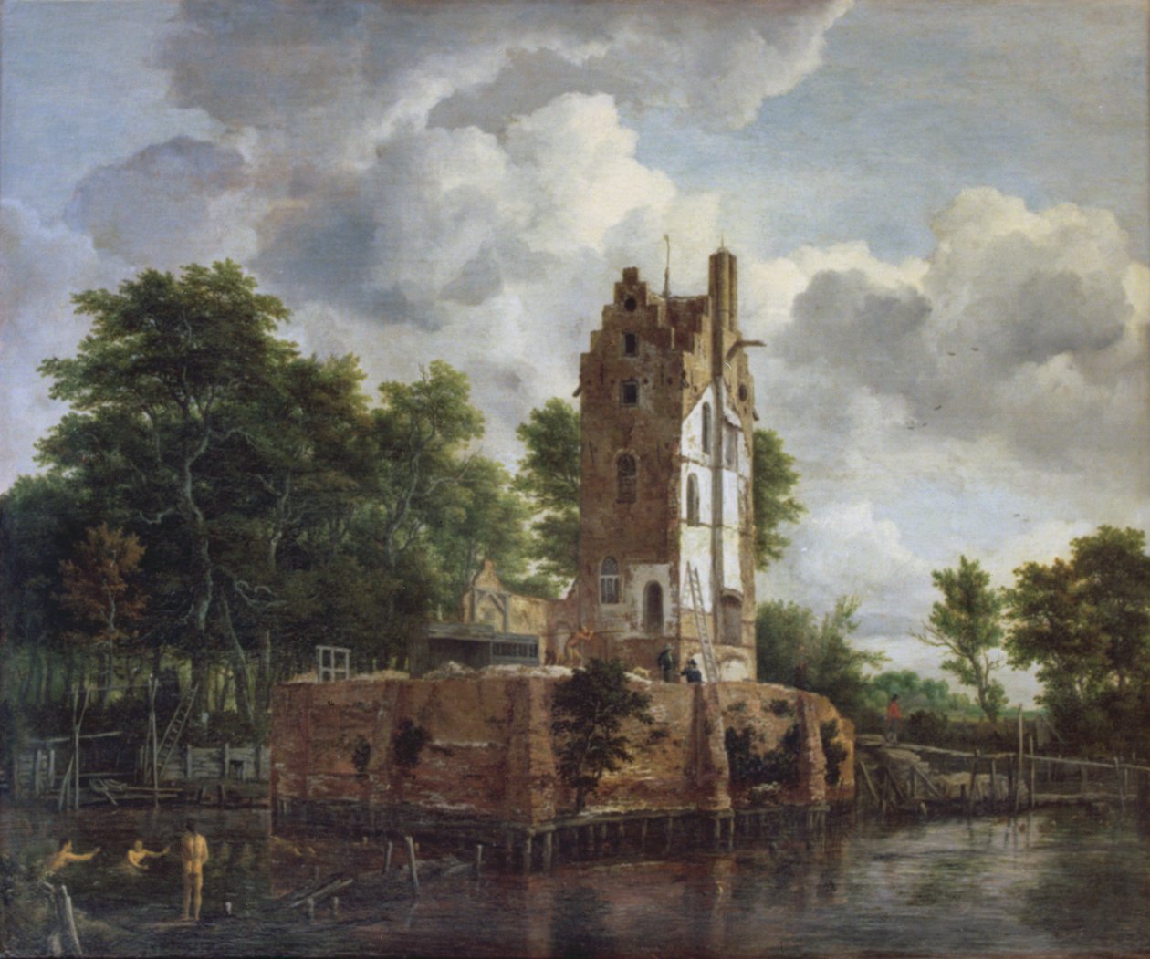 Kirketårnet av Jacob van Ruisdael