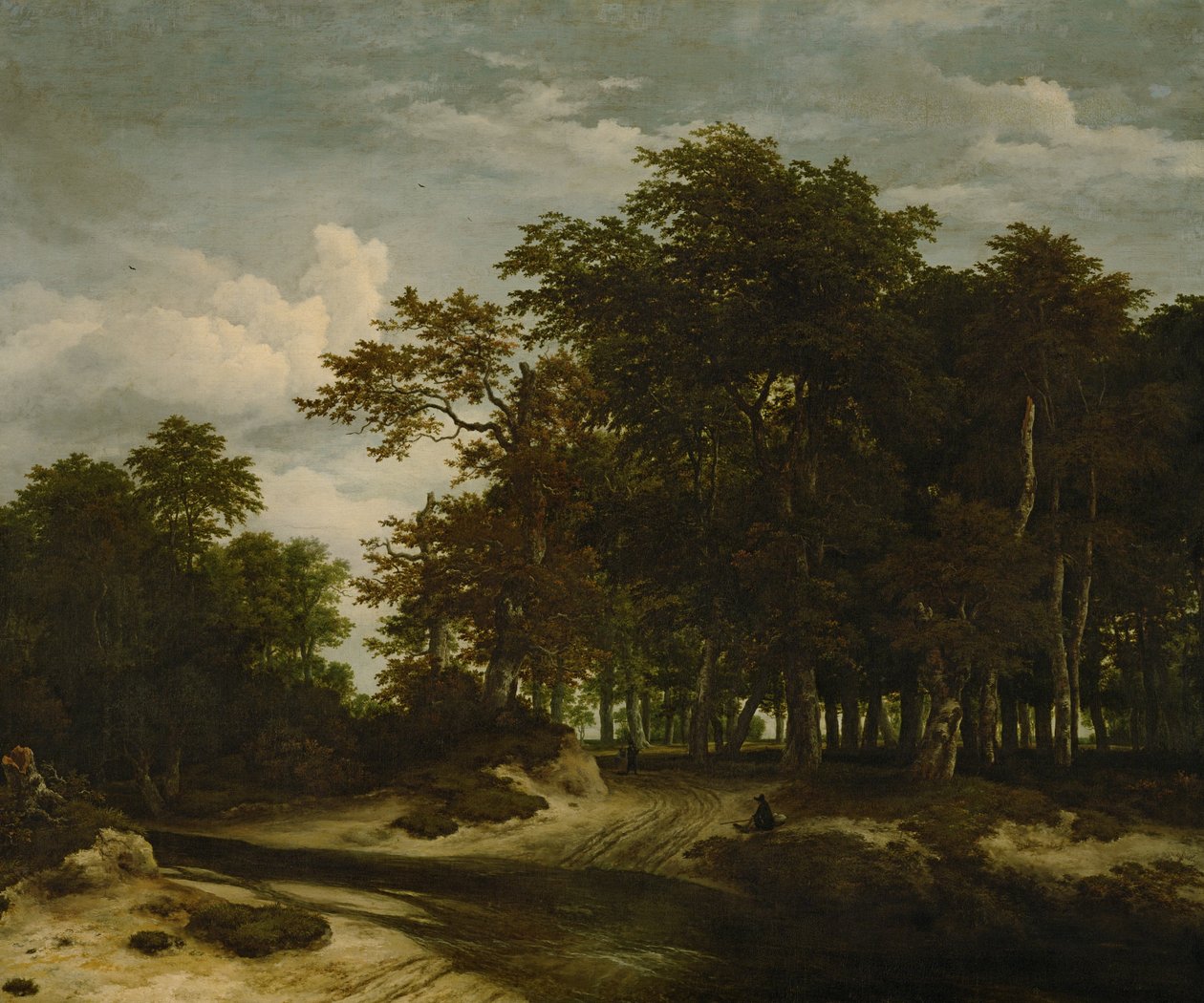 Den store skogen av Jacob van Ruisdael