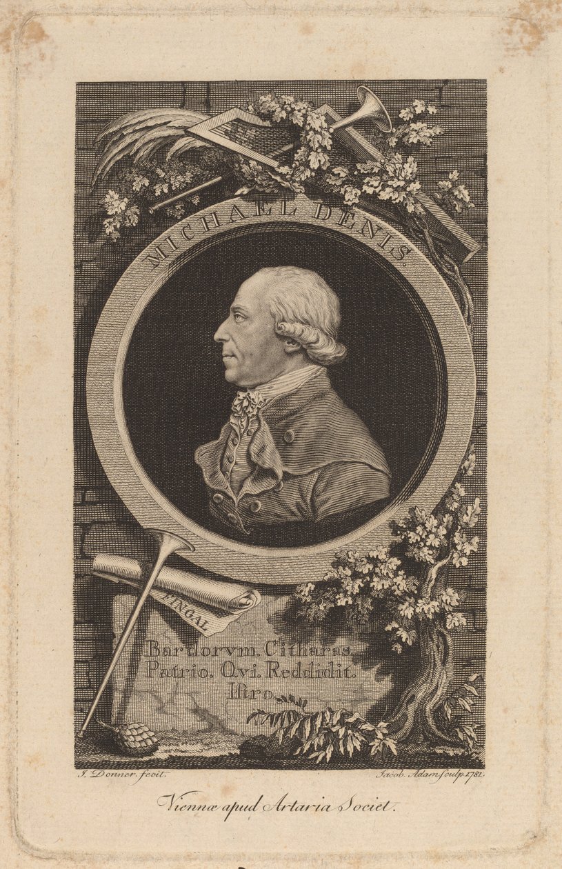 Johann-Michael Denis, 1781. av Jacob Adam