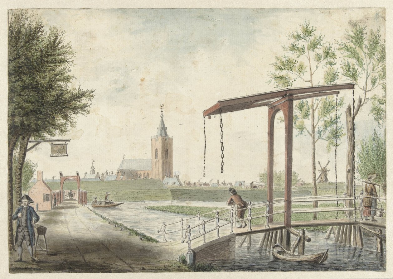 Utsikt over Naarden av Jacob Bolten