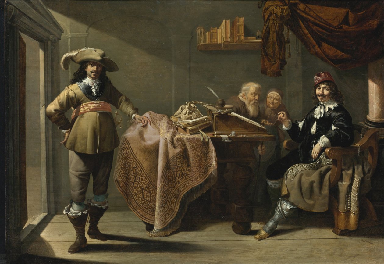 Almisse på et notarkontor av Jacob Duck
