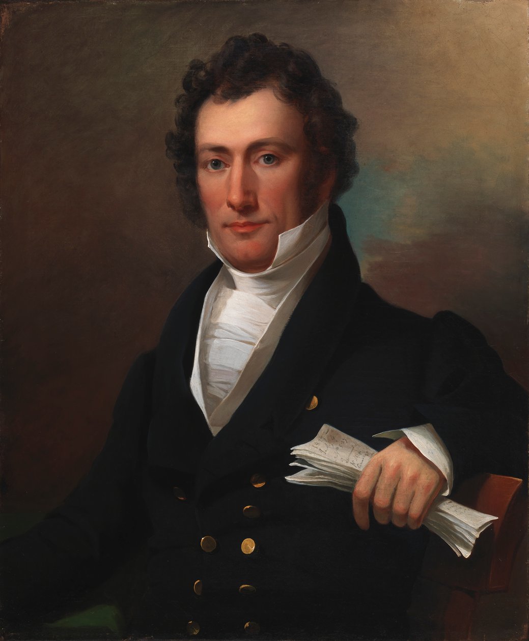Joshua Tevis, 1827. av Jacob Eichholtz