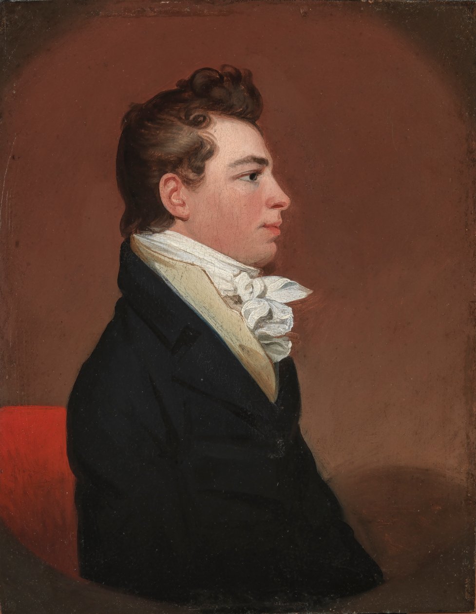 Portrett av en mann, ca. 1809. av Jacob Eichholtz