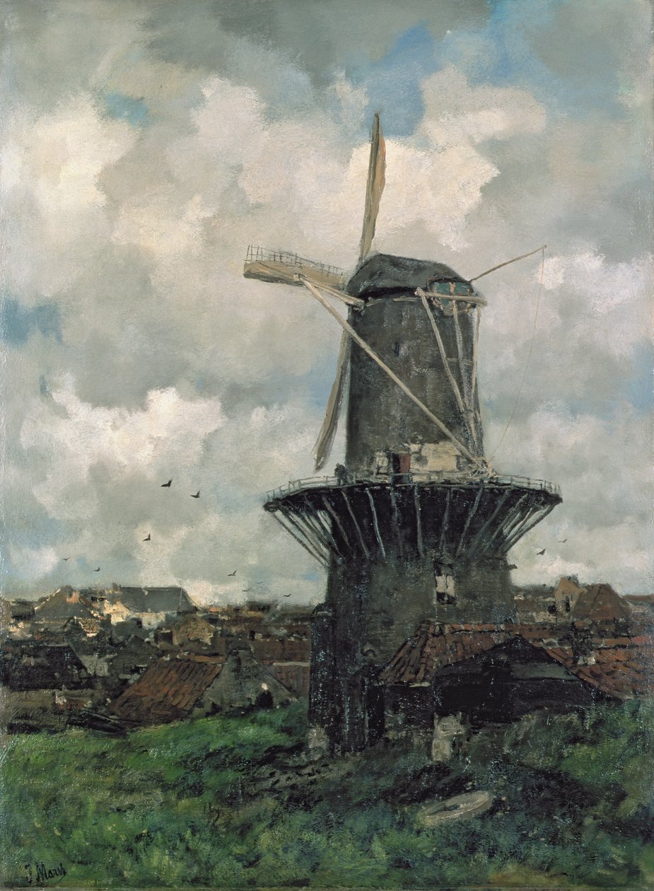 Vindmøllen av Jacob Henricus or Hendricus Maris