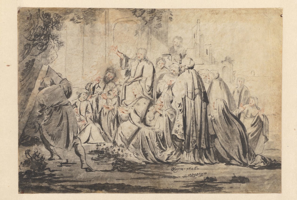 Oppdragelse av Lasarus av Jacob Hogers