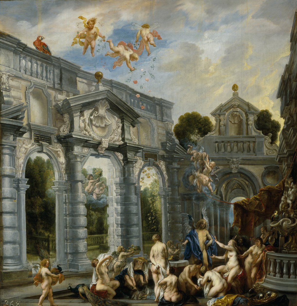 Amor og Psyche av Jacob Jordaens