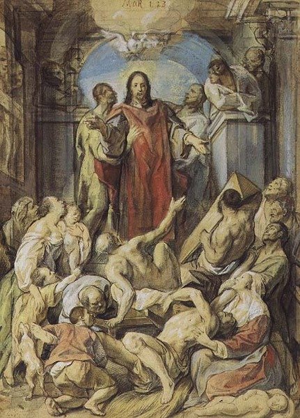 Kristus mirakelarbeider av Jacob Jordaens