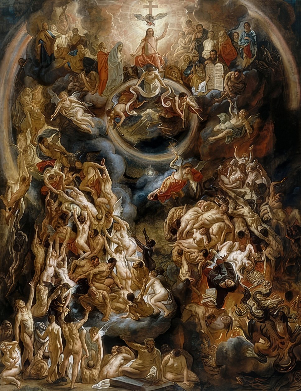 Den siste dommen. 1653 av Jacob Jordaens