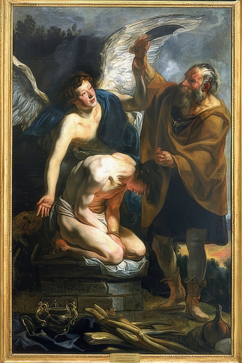 Isaks offer. 17. århundre av Jacob Jordaens