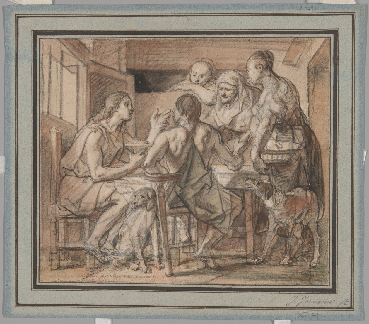 Jakob og Esau av Jacob Jordaens