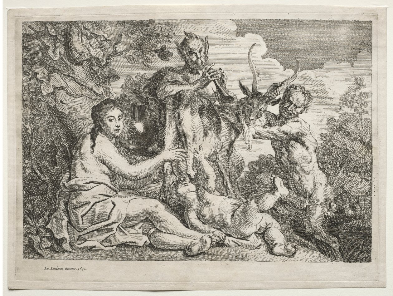 Jupiter næres av geiten Almathea av Jacob Jordaens