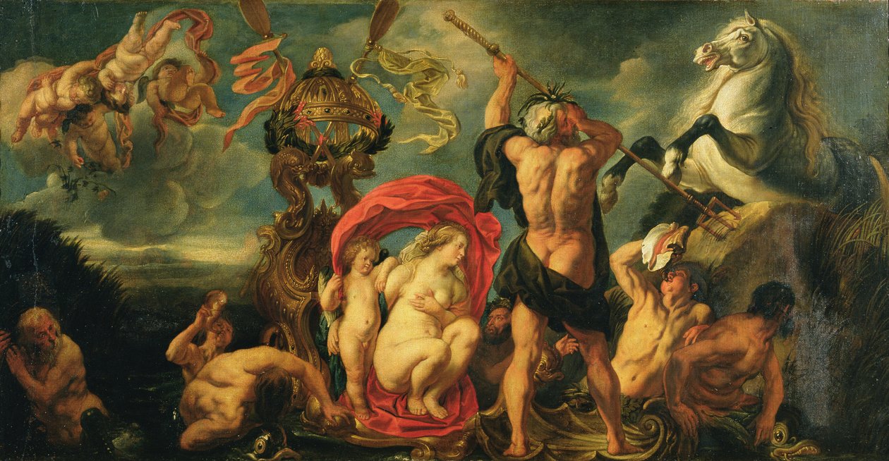 Neptun skaper hesten av Jacob Jordaens