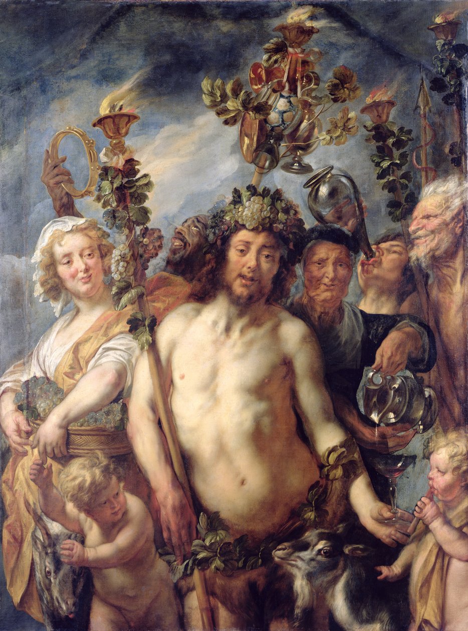 The Triumph of Bacchus, ca. 1640-50 av Jacob Jordaens