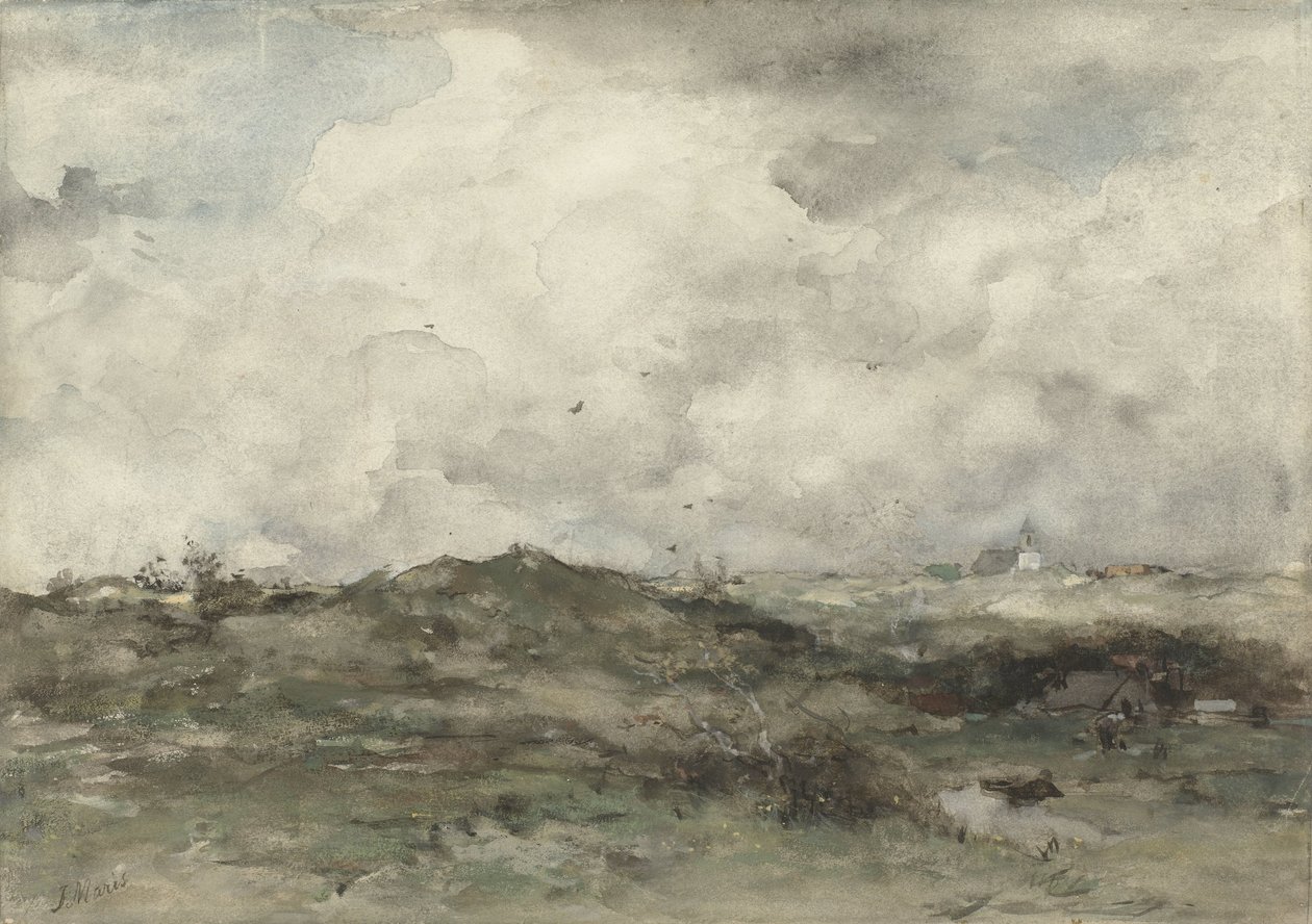 sanddynelandskap av Jacob Maris