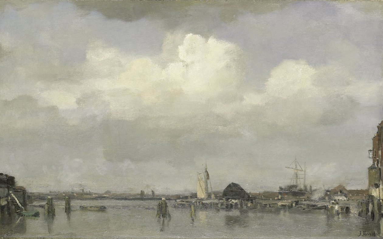 Havneutsikt av Jacob Maris