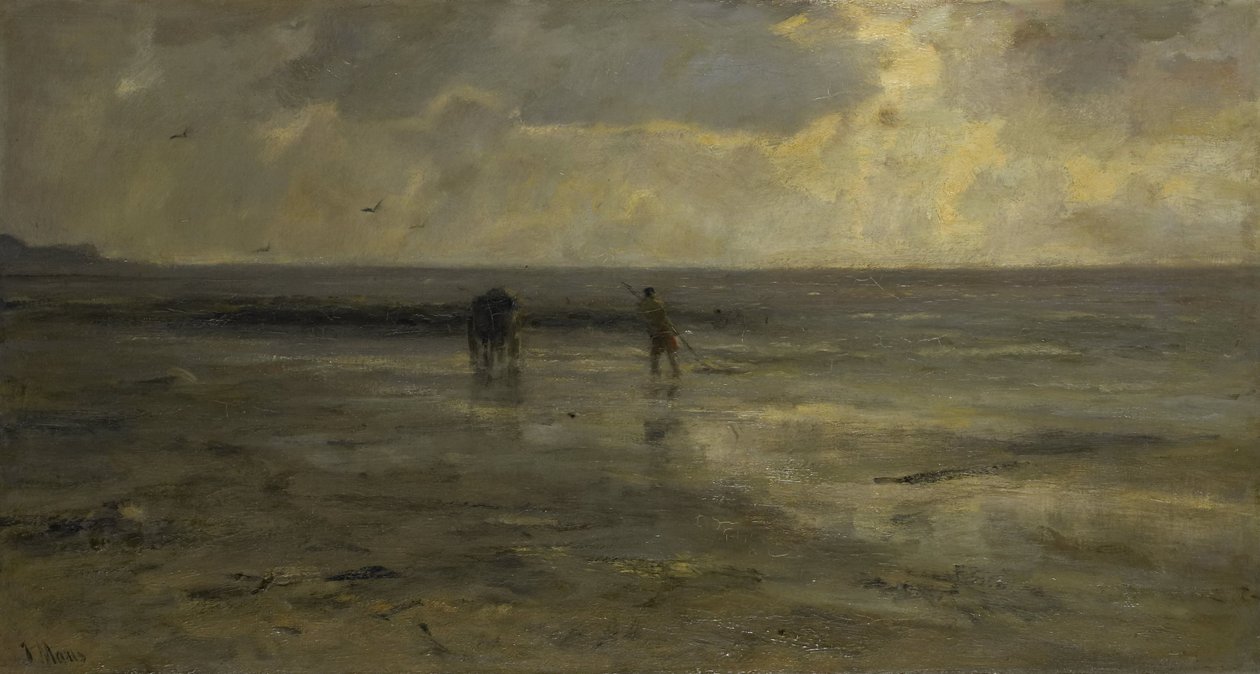 Strand om natten av Jacob Maris