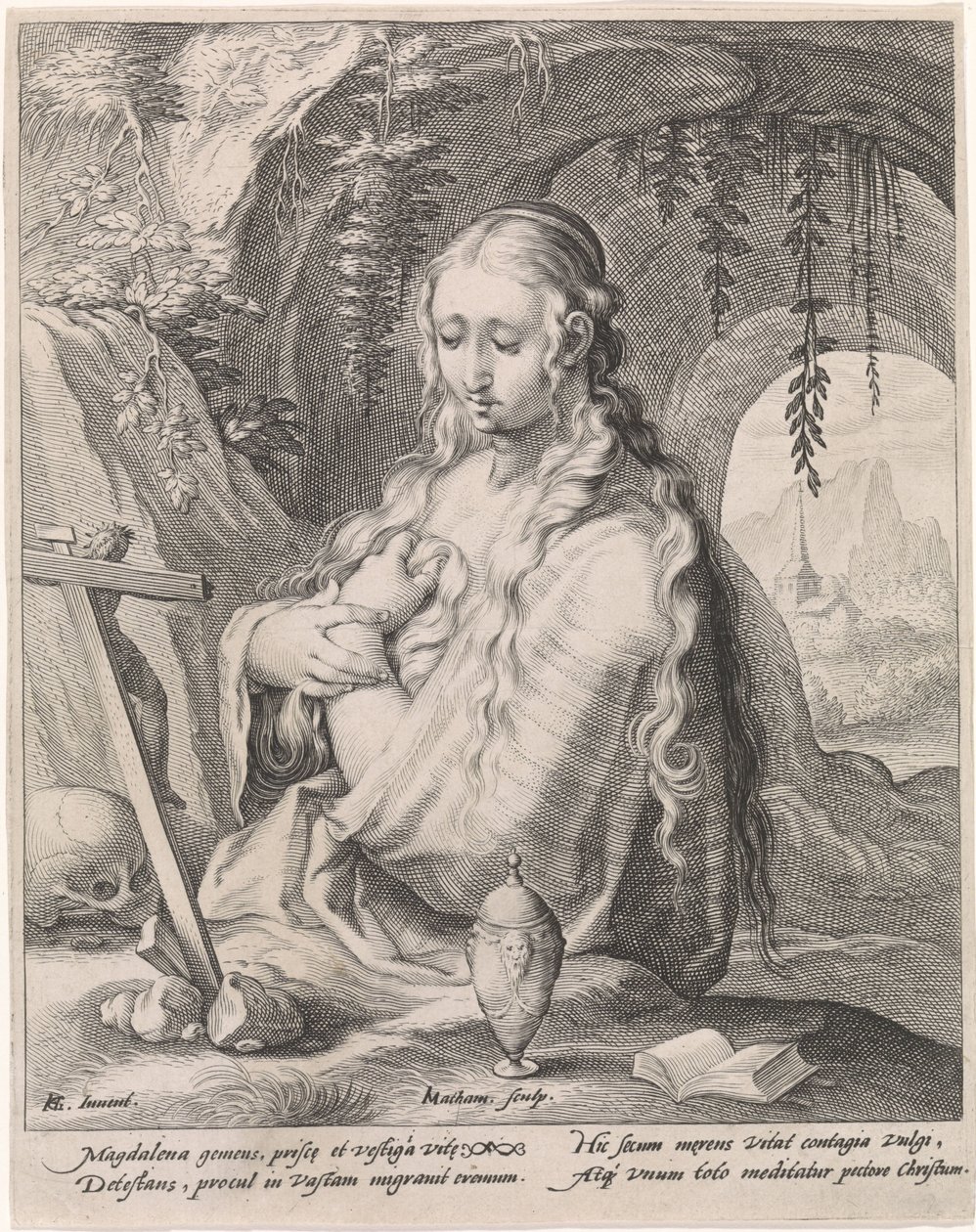 Maria Magdalene til Boetawardi av Jacob Matham