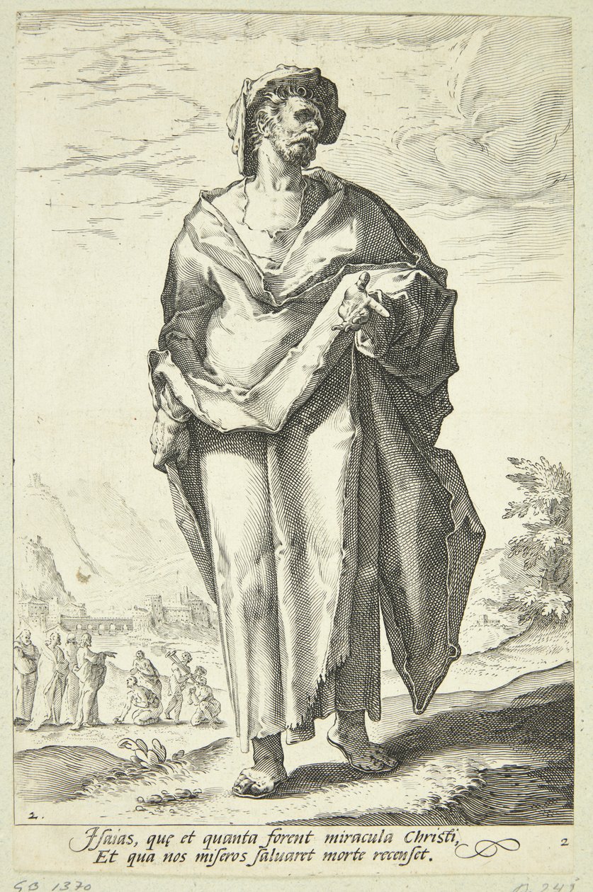 Jesaja av Jacob Matham