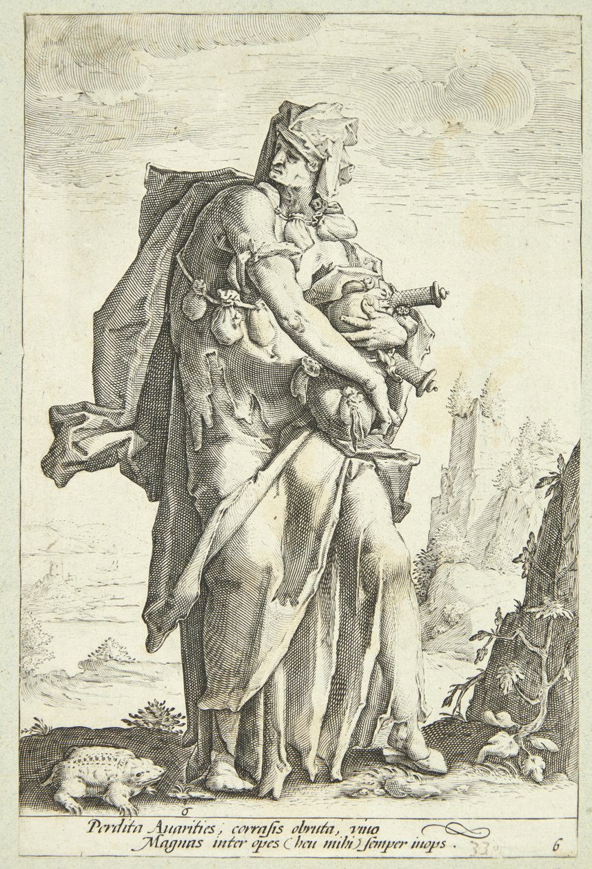 Grådighet av Jacob Matham