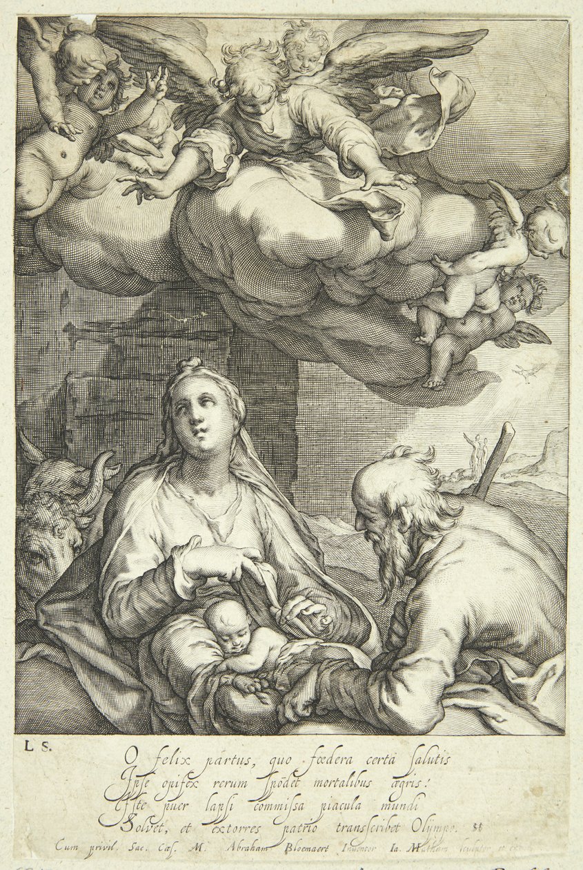 Jesu fødsel av Jacob Matham