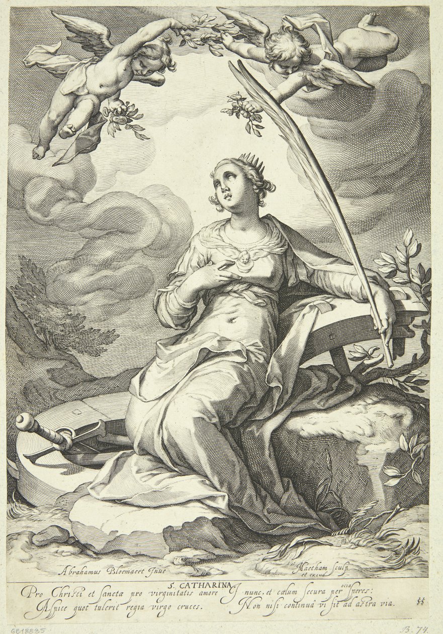 Katarina fra Alexandria av Jacob Matham