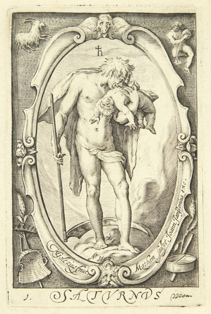 Saturn av Jacob Matham