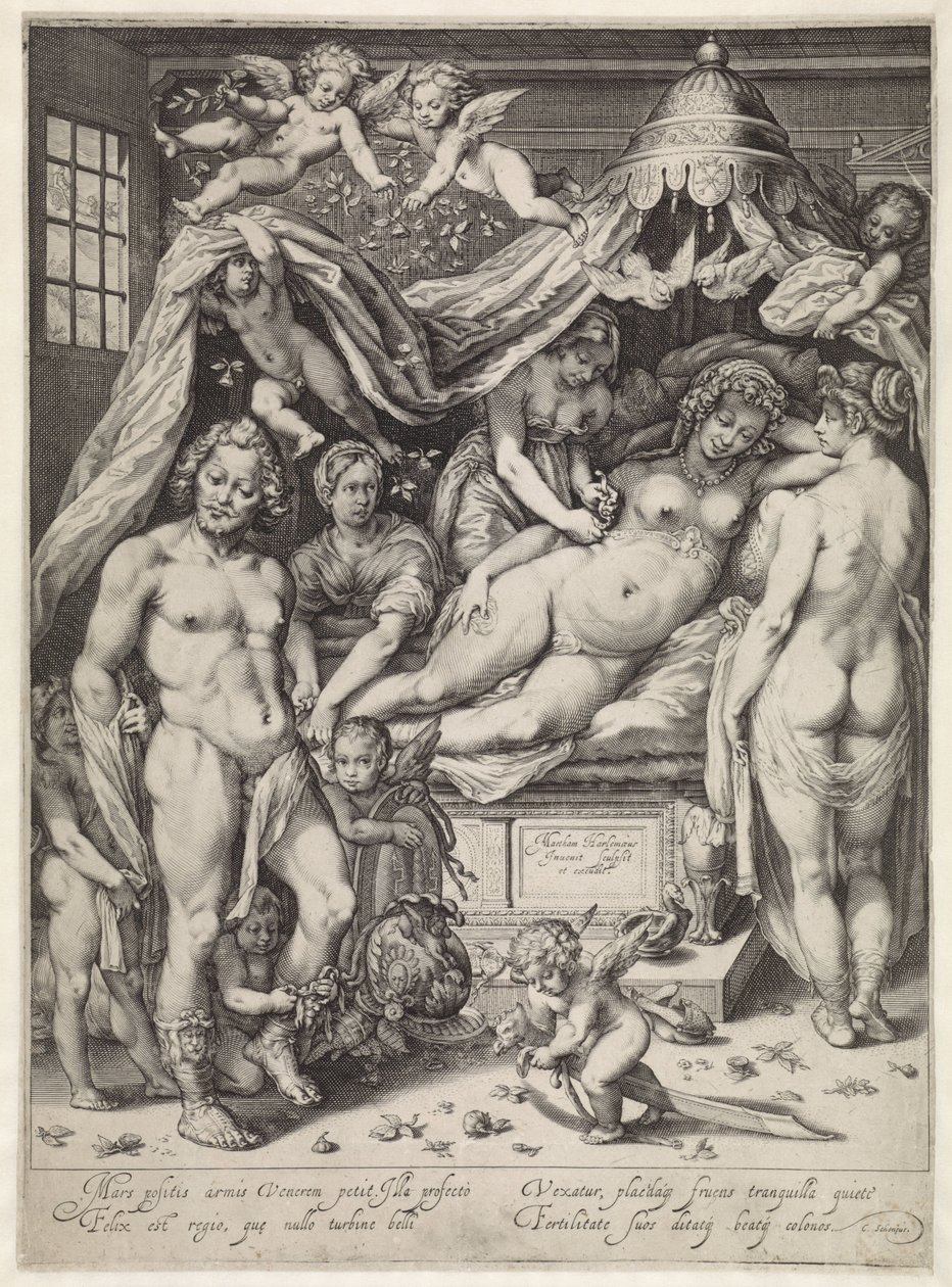 Venus i mars av Jacob Matham