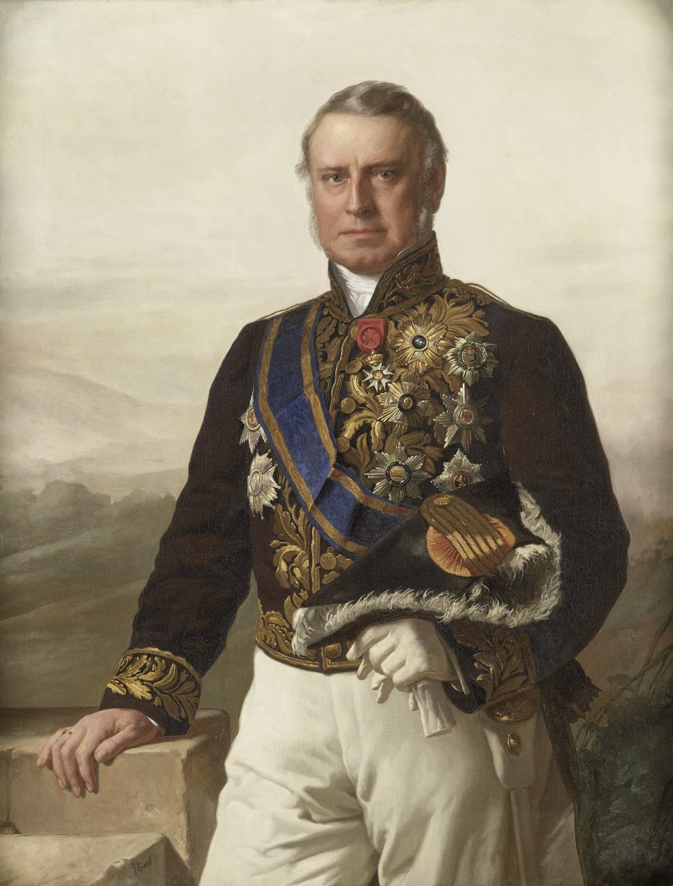 Charles Ferdinand Pahud (1803-73). Generalguvernør (1855–61) av Jacob Spoel