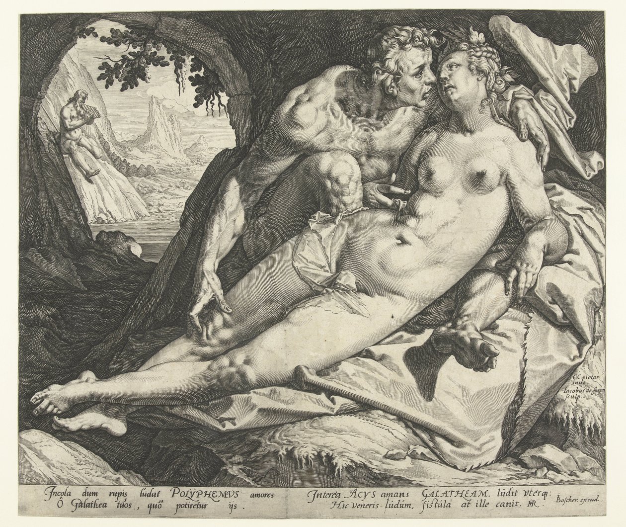 Galatea i Acis av Jacob de Gheyn (II)