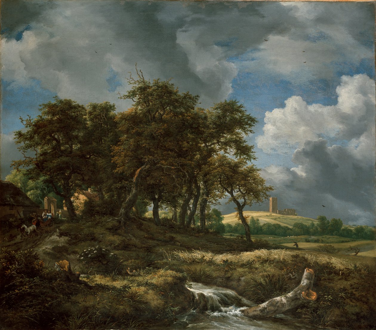 Landskap nær Muiderberg, tidlig på 1650-tallet av Jacob van Ruisdael