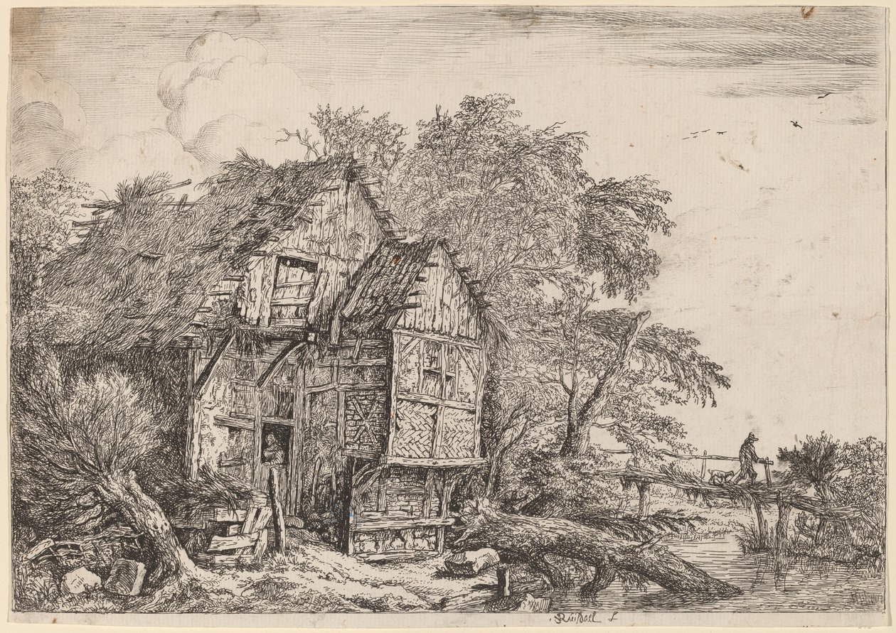 Den lille broen av Jacob van Ruisdael