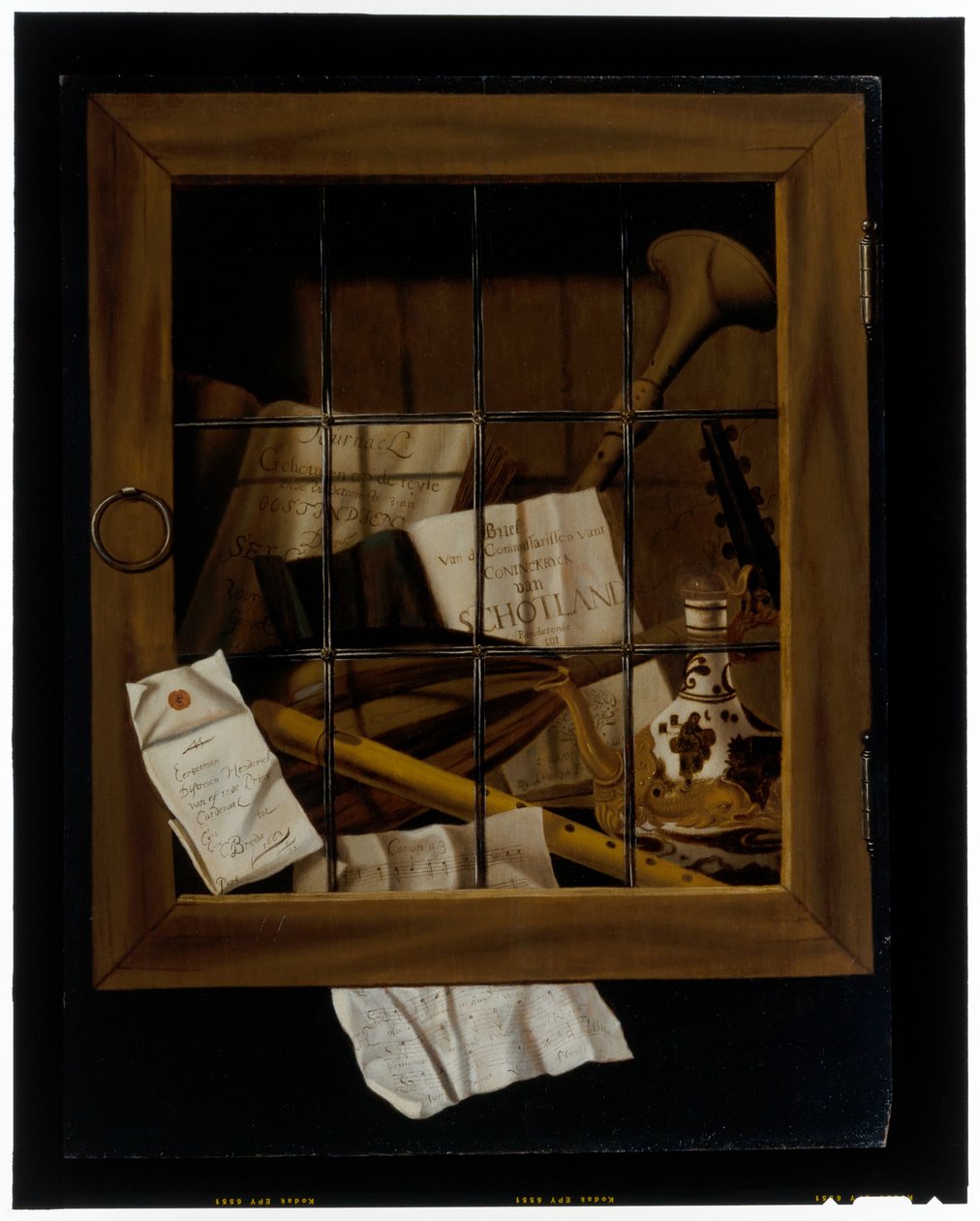 Et Trompe l'oeil stilleben av Jacob van Walscapelle
