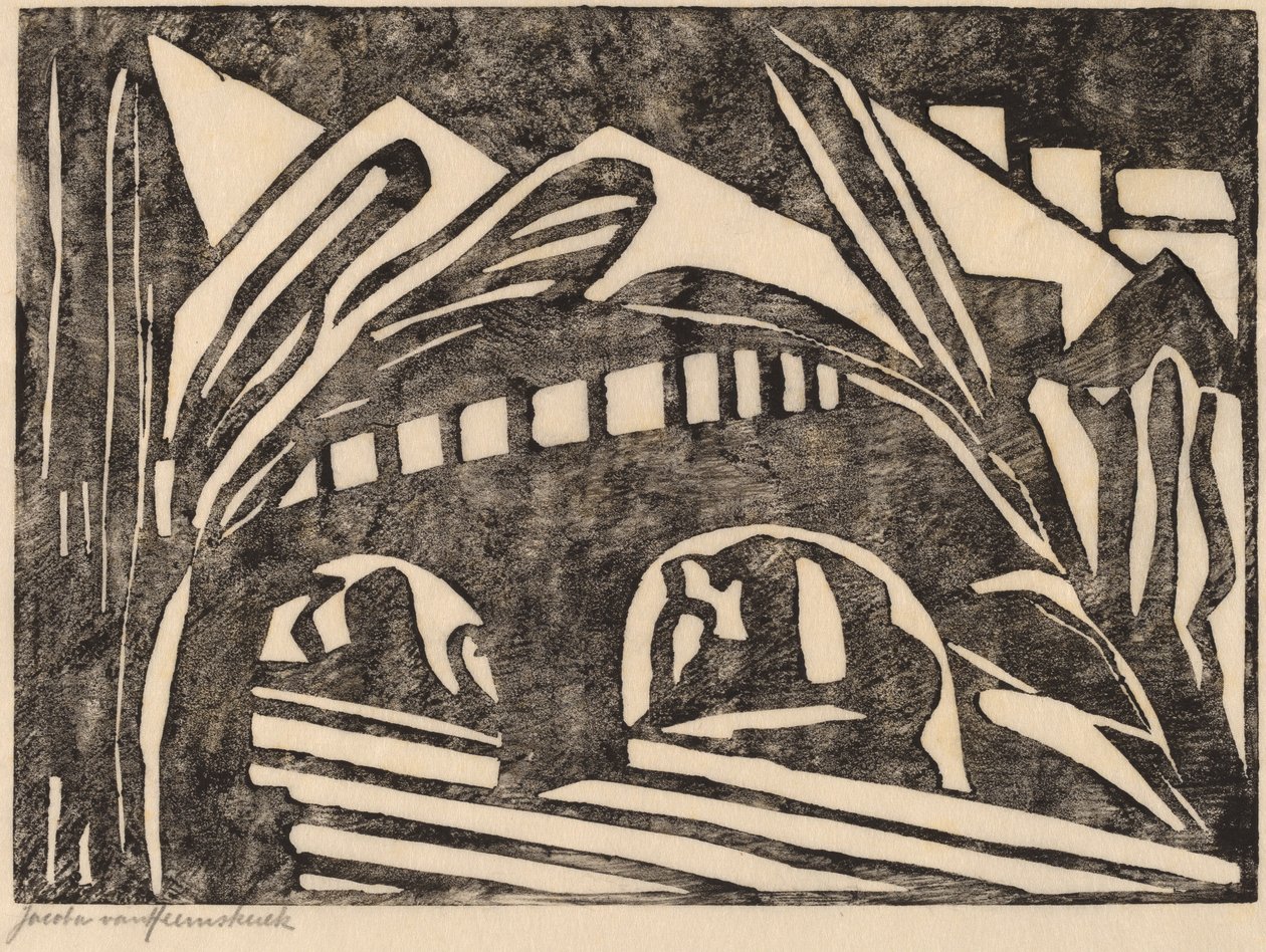 Bridge, 1916. av Jacoba van Heemskerck van Beest