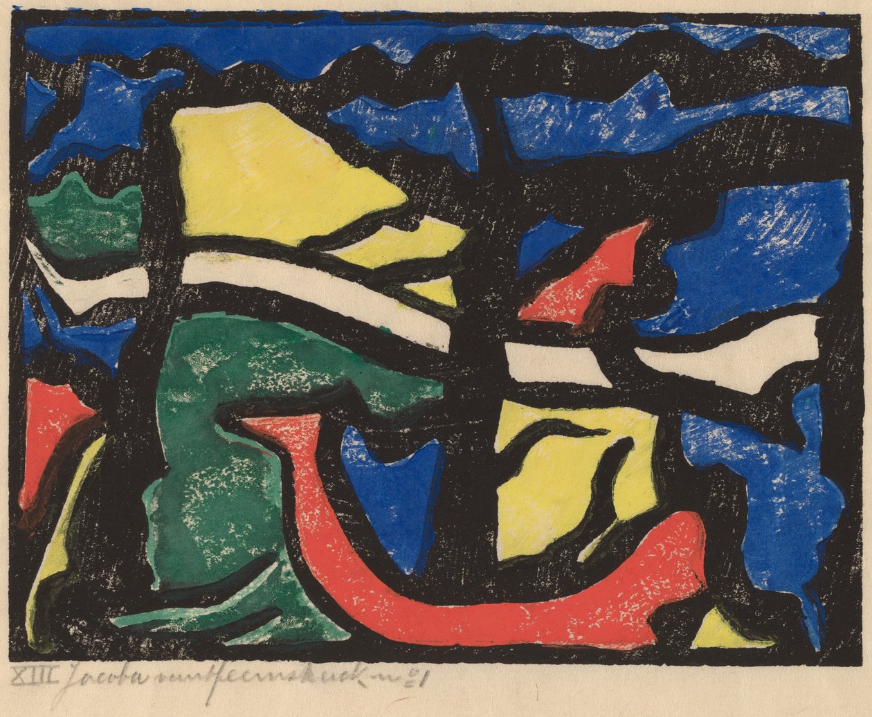 Komposisjon, 19141915. av Jacoba van Heemskerck van Beest