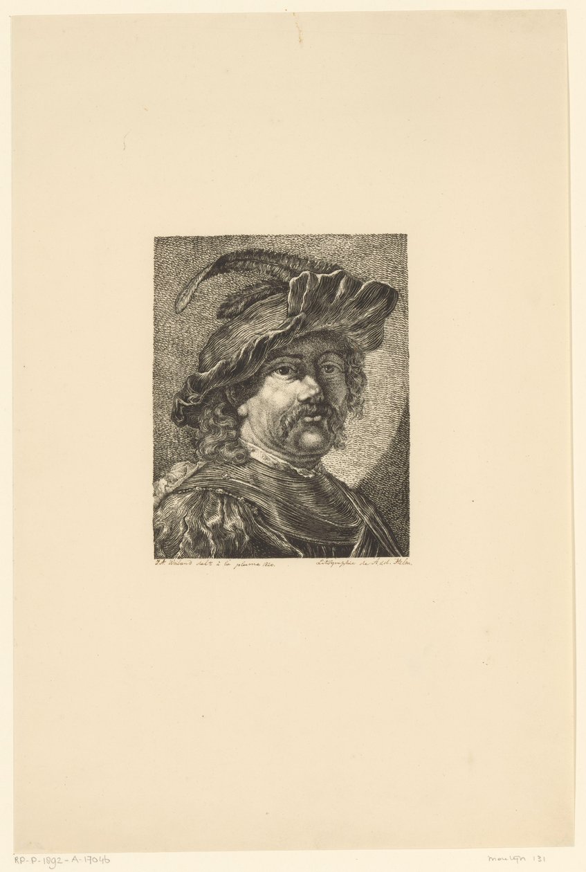 Selvportrett av Rembrandt av Jacobus Adrianus Weiland