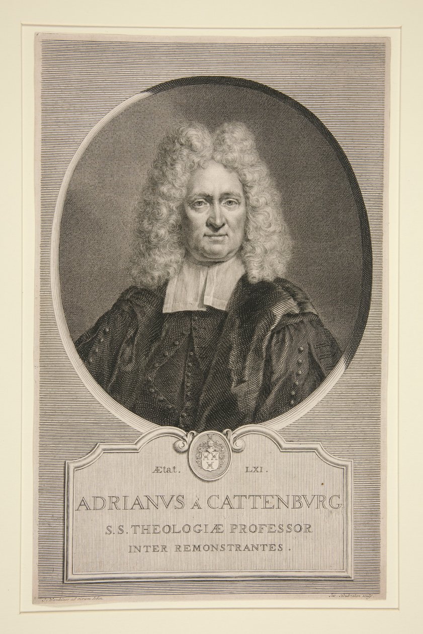 Adrianus til Cattenburg av Jacobus Houbraken