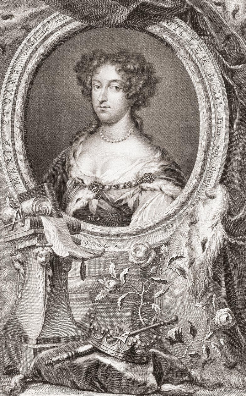 Mary II av Jacobus Houbraken