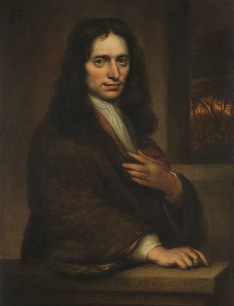 Portrett av en mann av Jacobus Levecq