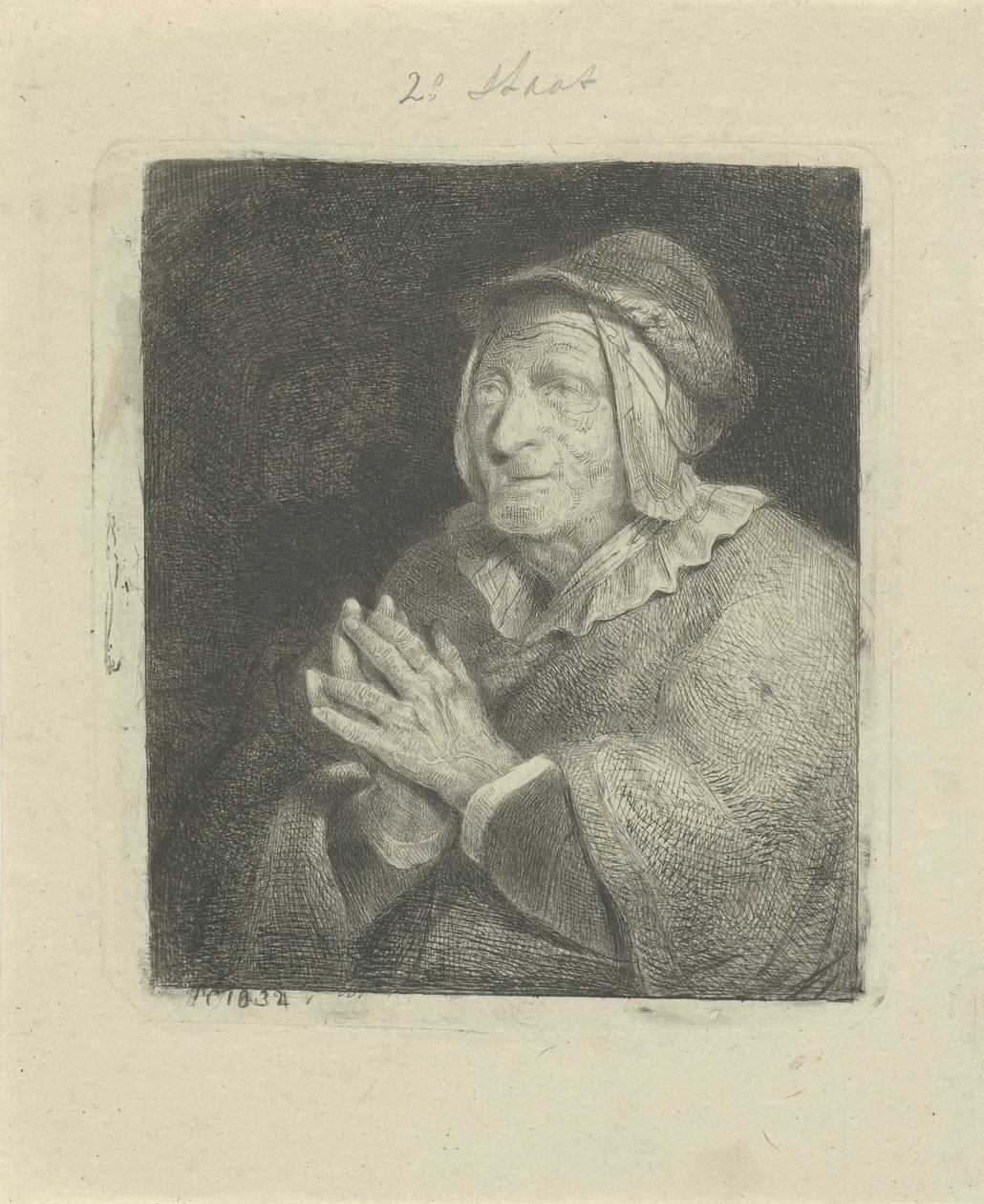 Gammel dame av Jacobus Ludovicus Cornet