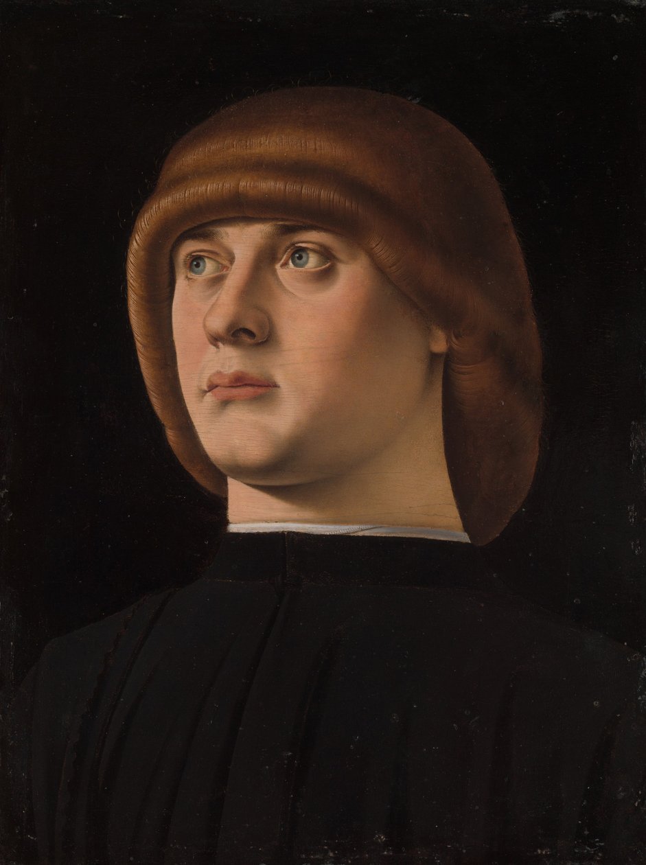 Portrett av en ung mann, ca. 1480 av Jacometto Veneziano