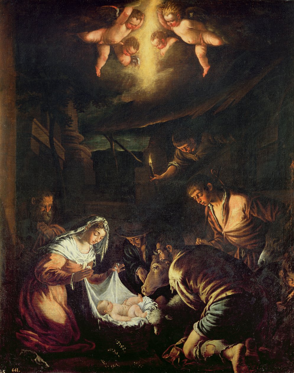 Hyrdenes tilbedelse av Jacopo Bassano